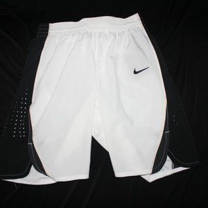 Nike Womens Size Small Hyperelite Stock White And Black Shorts 867776-106
